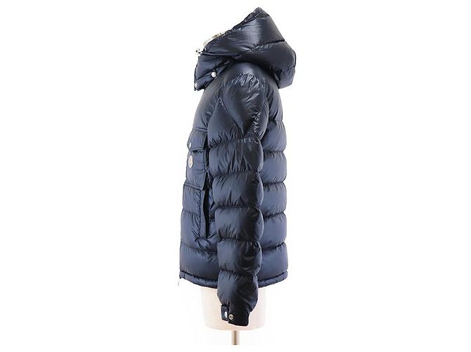 Chaqueta de plumón ligera de nylon Moncler WOLLASTON Azul - vista 4