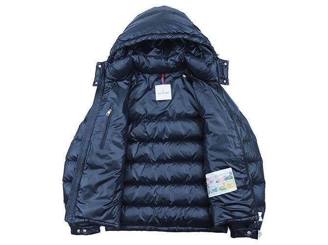 Chaqueta de plumón ligera de nylon Moncler WOLLASTON Azul - vista 5