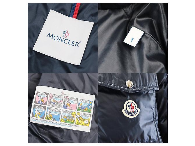 Chaqueta de plumón ligera de nylon Moncler WOLLASTON Azul - vista 9
