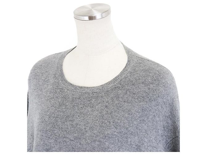 Céline Oversized Tunika-Kleid aus Cashmere-Ei-Strick von Celine Braun Blau Khaki - Ansicht 3