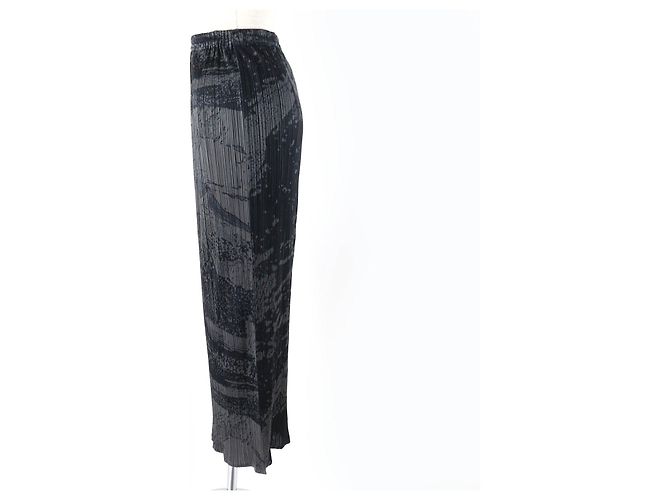 & Other Stories Falda larga con estampado Ukiyo-e PLEATS PLEASE Gris - vista 3