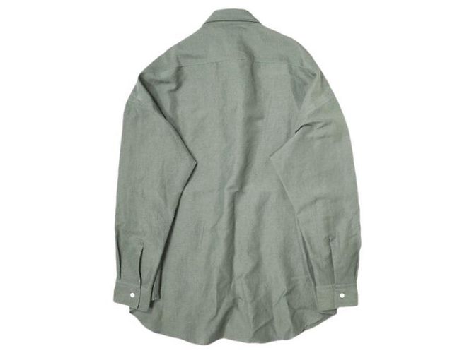 Autre Marque N.HOOLYWOOD CAMICIA IN LANA E LINO Grigio - vista 2