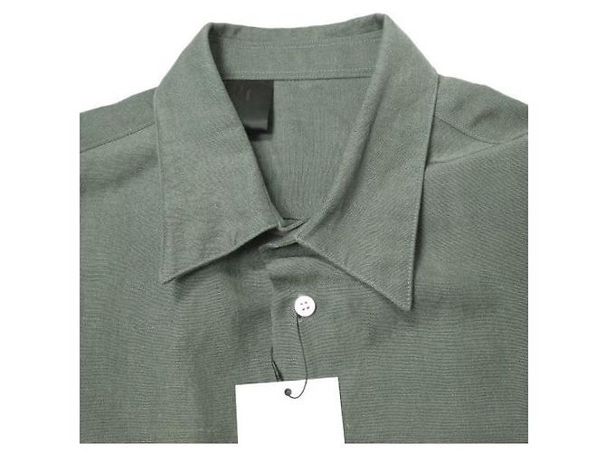Autre Marque N.HOOLYWOOD CAMICIA IN LANA E LINO Grigio - vista 5