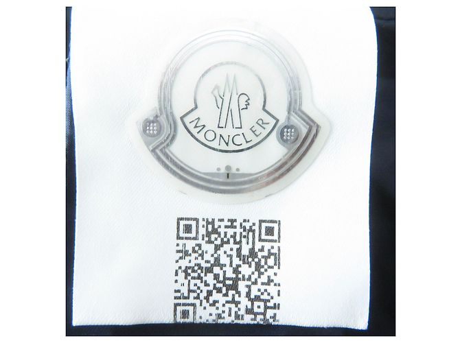 Moncler CHARPAL Abrigo Largo de Plumas con Capucha de Nylon para Mujeres Azul Azul marino - vista 13