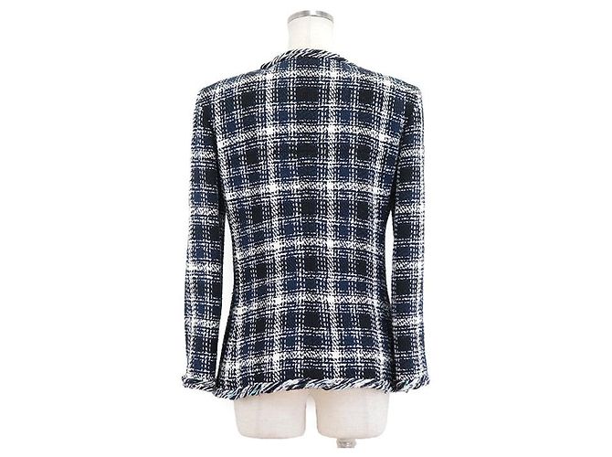 Chaqueta de tweed Chanel con botones Coco Mark Multicolor - vista 10