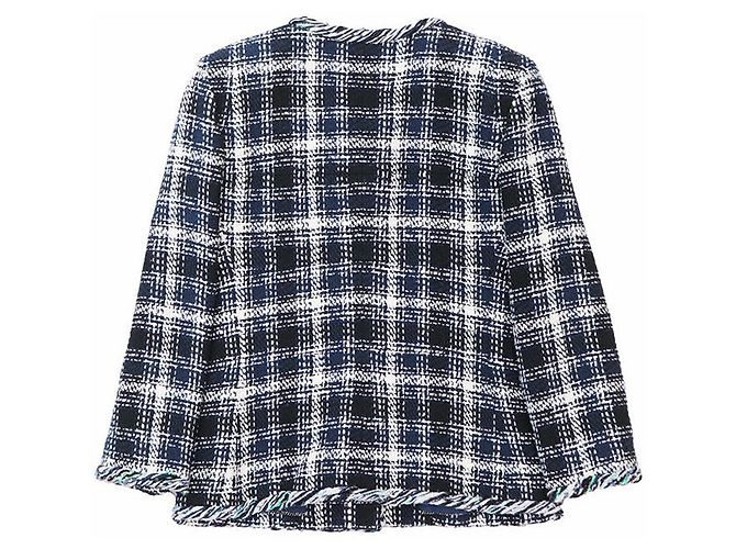 Chaqueta de tweed Chanel con botones Coco Mark Multicolor - vista 13