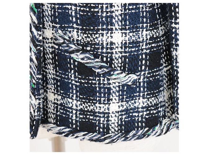 Chaqueta de tweed Chanel con botones Coco Mark Multicolor - vista 15