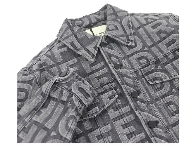 Giacca Trucker Logo Fendi Marc Jacobs Nera Nero - vista 2