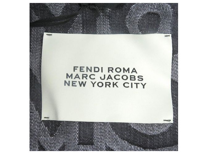 Giacca Trucker Logo Fendi Marc Jacobs Nera Nero - vista 6