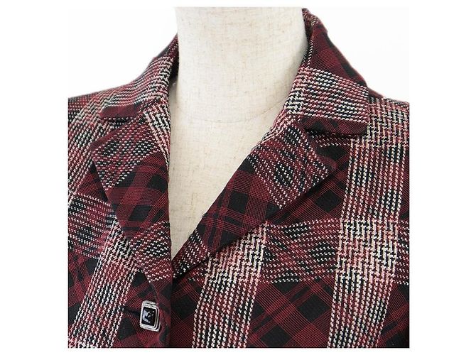 Chaqueta Chanel P33303 Burdeos Negro 36 - vista 2