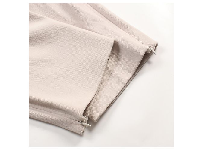 Calças de Lã Hermès Bege - vista 6