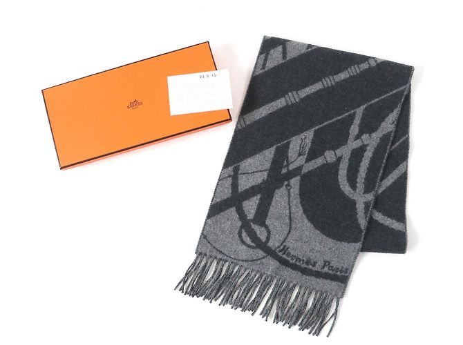 & Other Stories Cachecol de cashmere Click Crack HERMES - vista 2