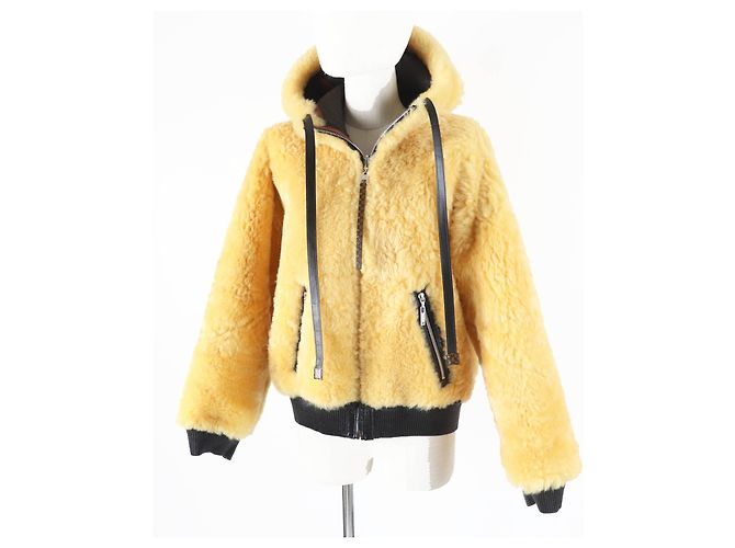 Chaqueta Mouton Reversible Monogram Louis Vuitton Castaño Marrón oscuro - vista 2