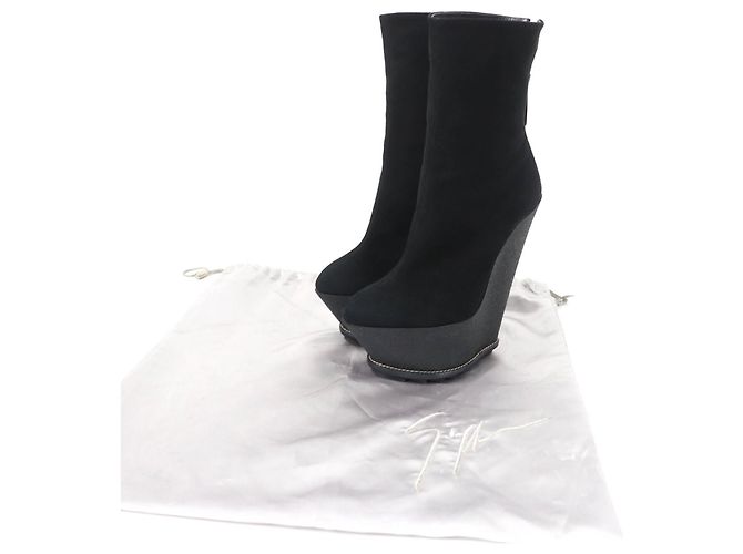 & Other Stories Stivaletti in suede neri GIUSEPPE ZANOTTI 35 donne Nero - vista 2