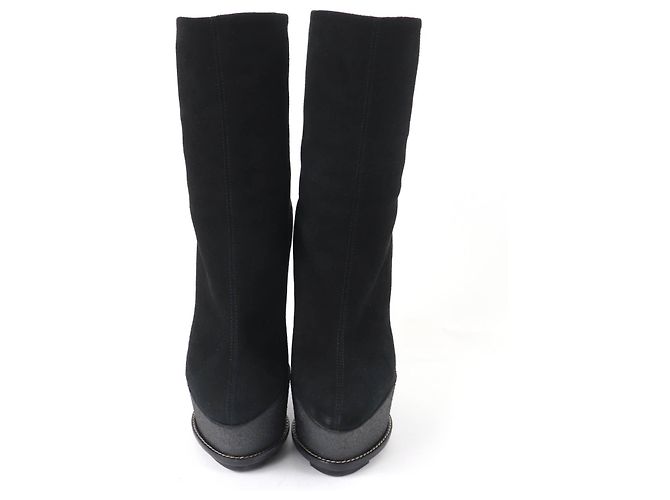 & Other Stories Stivaletti in suede neri GIUSEPPE ZANOTTI 35 donne Nero - vista 4