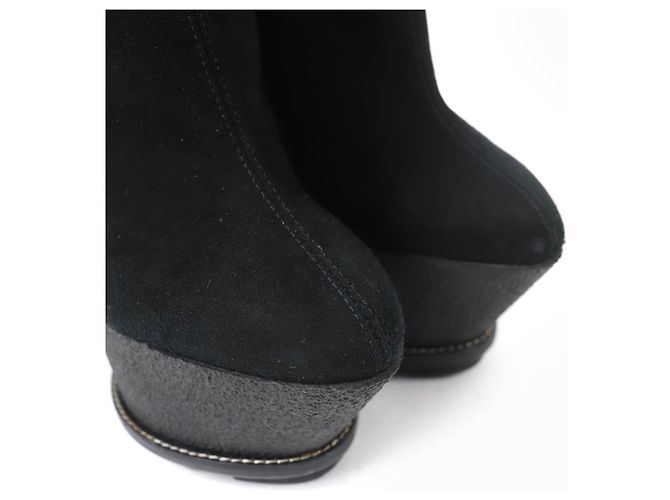& Other Stories Stivaletti in suede neri GIUSEPPE ZANOTTI 35 donne Nero - vista 8
