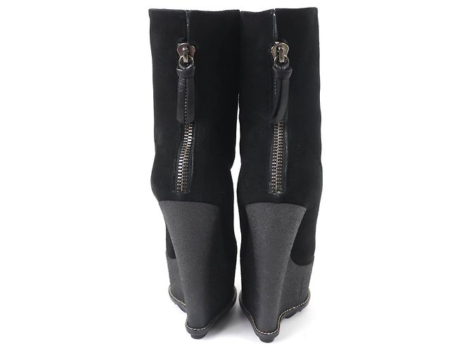 & Other Stories Stivaletti in suede neri GIUSEPPE ZANOTTI 35 donne Nero - vista 9