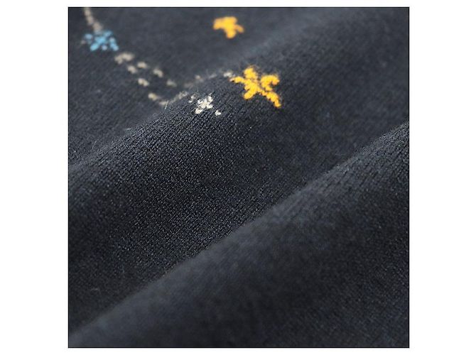 Hermès Suéter de cachemira bordado Zodiac Hermes M Marino Azul Azul marino - vista 6