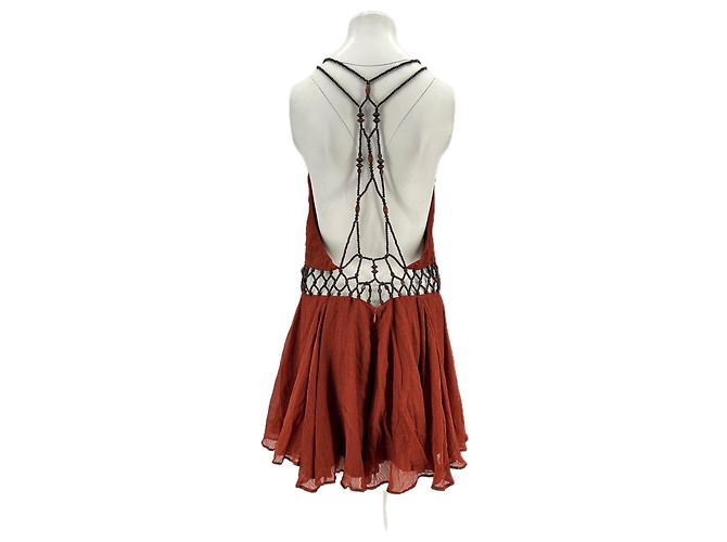 Magali Pascal Terrakotta-Kleid Orange - Ansicht 2