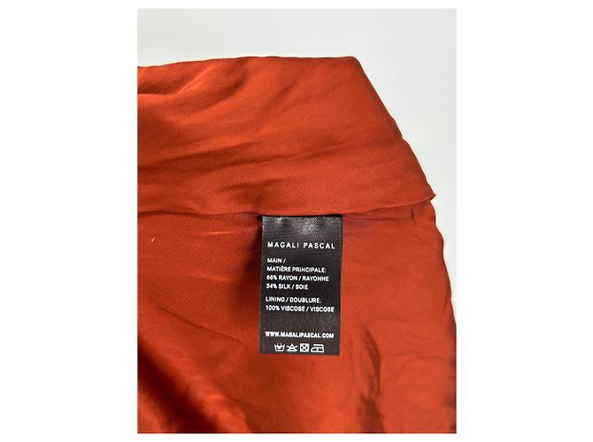 Magali Pascal Terrakotta-Kleid Orange - Ansicht 5