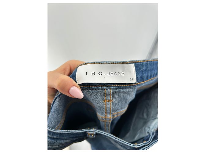 Jeans blu Iro Garçon in cotone taglia 27 - vista 3