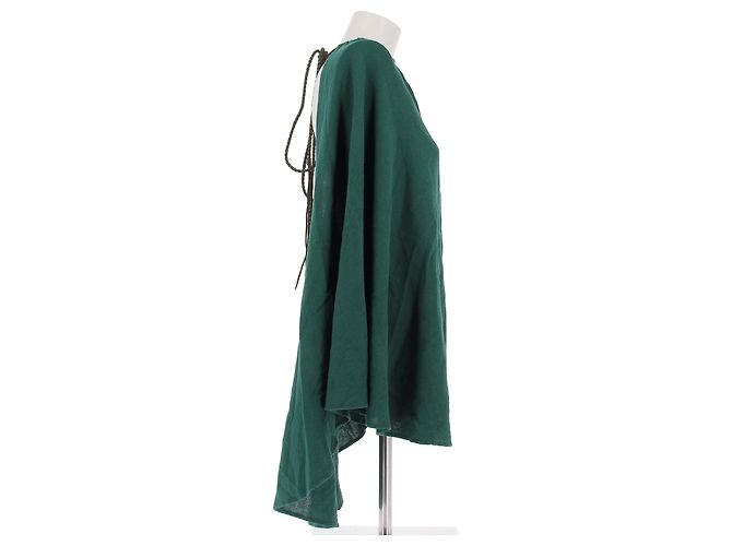 Autre Marque Abito verde con scollo halter CARAVANA - vista 3