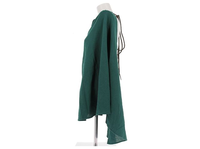 Autre Marque Abito verde con scollo halter CARAVANA - vista 4