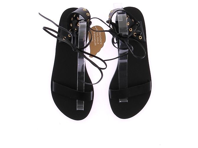 Ancient Greek Sandals Sandali neri "Embiria" Nero - vista 6