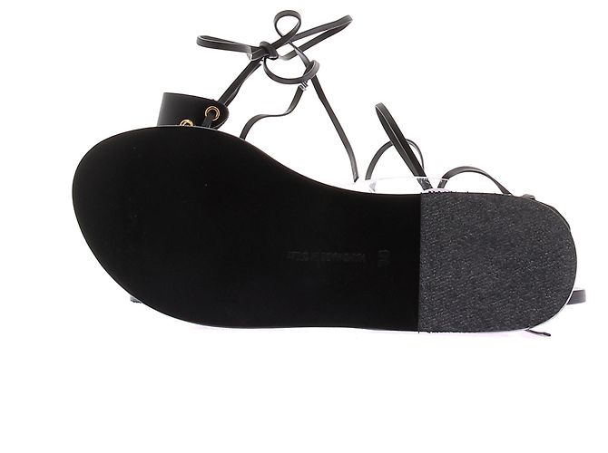 Ancient Greek Sandals Sandali neri "Embiria" Nero - vista 7