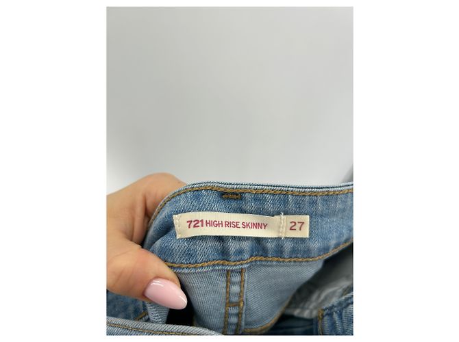 Levi's Jeans azul claro "721 skinny de tiro alto" - vista 3