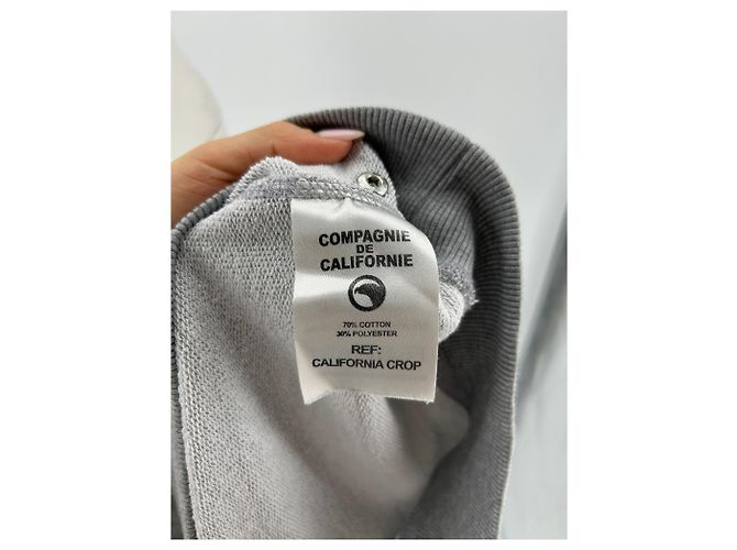 Autre Marque Sudadera de algodón gris COMPAGNIE DE CALIFORNIE - vista 6