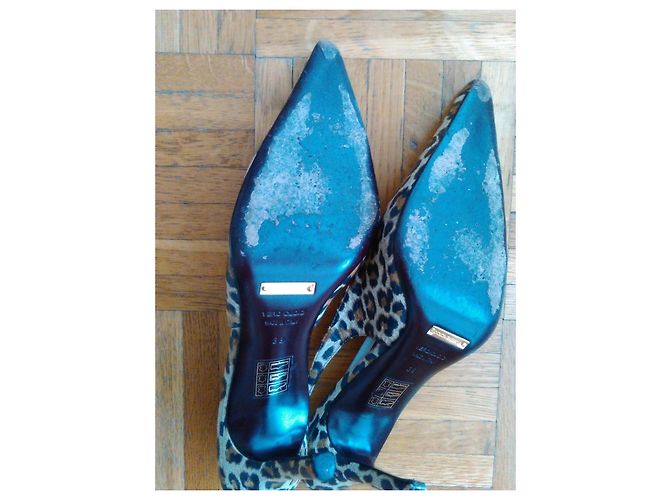 DOLCE & GABBANA SLINGBACK IN PELLE. Multicolore - vista 6