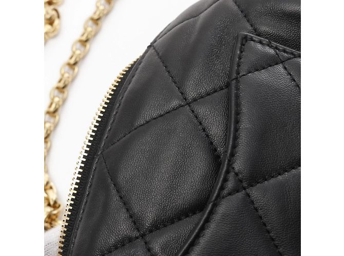 Chanel Mini Bowling Matelasse Shoulder Bag Black - view 10