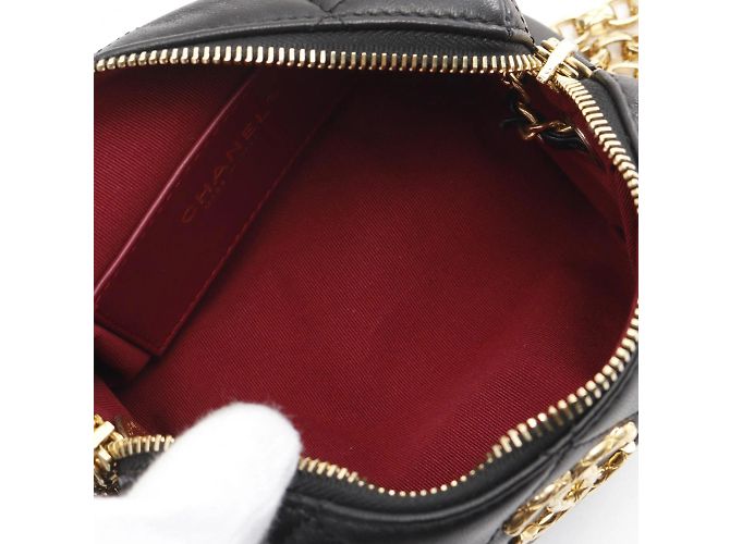 Chanel Mini Bowling Matelasse Shoulder Bag Black - view 4