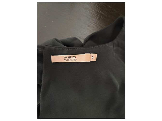 Red Valentino Kleid Schwarz Viscose - Ansicht 3