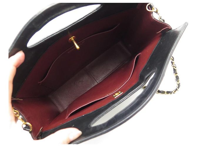 BORSA A SPALLA CHANEL 31 MEDIUM IN PELLE QUILTED NERA Nero - vista 11