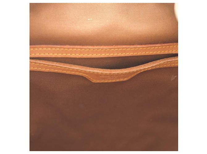 Zaino Montsouris Monogram Louis Vuitton in tela monogram marrone e naturale - vista 14