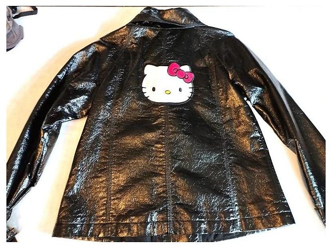 Victoria Couture CHAQUETA TRAPECIO DE VINILO IMPERMEABLE LIGERA Negro - vista 8