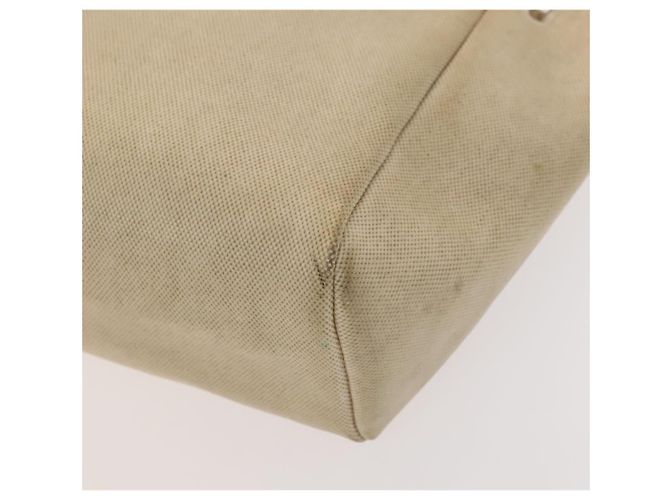 Hermès HERMES Herbag A Dos PM Rucksack aus Canvas Leder Beige Silber Authentisch 126543 - Ansicht 29