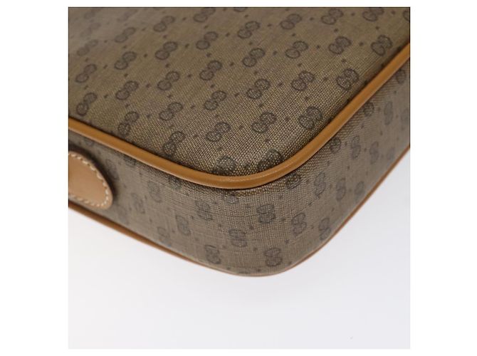 Gucci Borsa a Spalla Micro GG Supreme PVC Beige Oro 007 904 0095 Auth BA3014 D'oro - vista 13