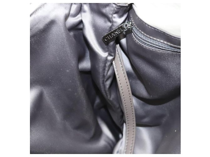 CHANEL Borsa a Spalla Matelassé in Pelle di Agnello Bianca CC Auth 126364 Bianco - vista 22