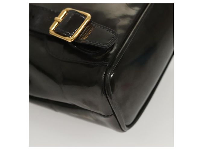 Zaino Gucci Bamboo Smalto Blu Navy Oro 003 2058 0030 Auth bs26080 - vista 13