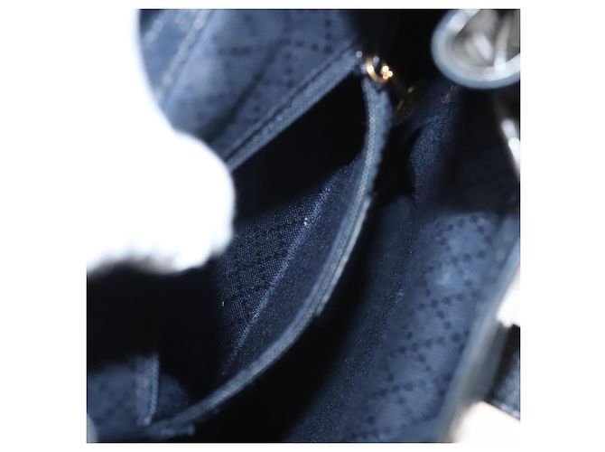Zaino Gucci Bamboo Smalto Blu Navy Oro 003 2058 0030 Auth bs26080 - vista 25