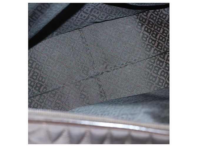 BALLY Borsa Boston Trapuntata Nylon Nera Argento Auth mr1328 Nero - vista 11