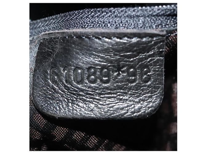 BALLY Borsa Boston Trapuntata Nylon Nera Argento Auth mr1328 Nero - vista 12