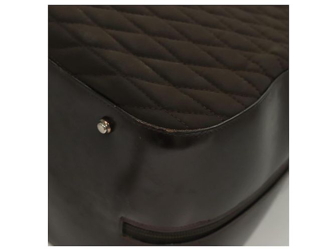 BALLY Borsa Boston Trapuntata Nylon Nera Argento Auth mr1328 Nero - vista 16