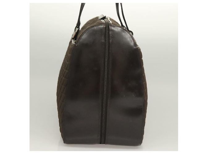 BALLY Borsa Boston Trapuntata Nylon Nera Argento Auth mr1328 Nero - vista 3