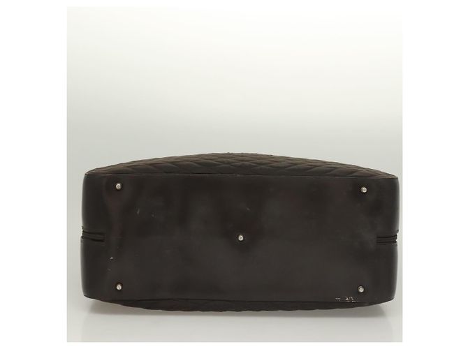 BALLY Borsa Boston Trapuntata Nylon Nera Argento Auth mr1328 Nero - vista 5