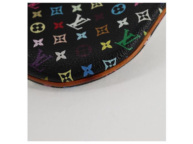 LOUIS VUITTON Pochette GM Monogramma Multicolore Nero M60027 LV Auth 127036V - vista 16