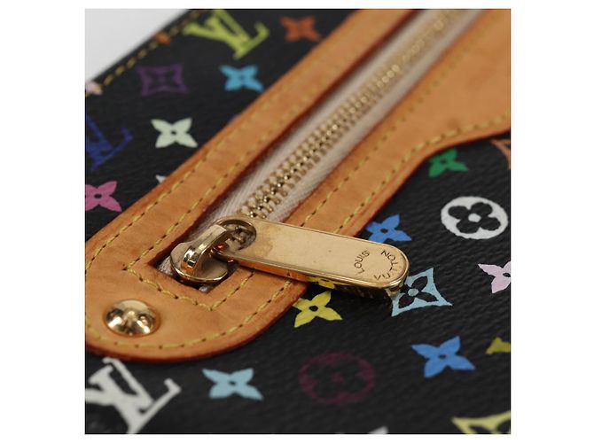 LOUIS VUITTON Pochette GM Monogramma Multicolore Nero M60027 LV Auth 127036V - vista 17